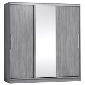 Шкаф-купе с зеркалом Strike 2000 (atelier светлый)