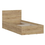 Односпальная кровать с настилом ДСП Лофт 90х200 (дуб золотистый)