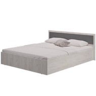 Кровать с реечным настилом Фиеста LIGHT 160х200, Дуб крафт белый