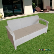   Yalta Sofa 3 Seat White