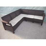   Yalta Corner Set Chocolate