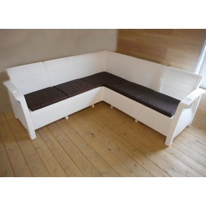   Yalta Corner Set White