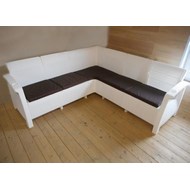   Yalta Corner Set White