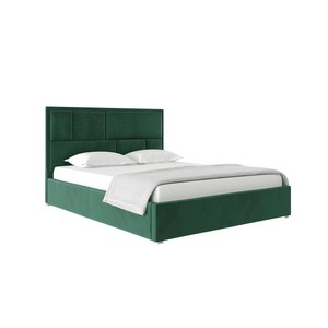 Кровать MADISON 160х200 велюр (зеленый)