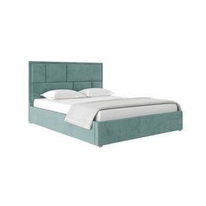 Кровать MADISON 160х200 велюр (мята)