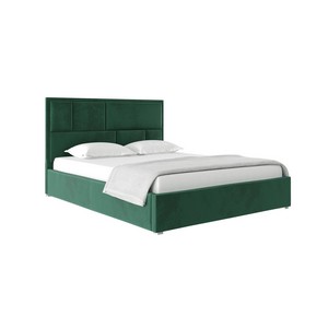 Кровать MADISON 140х200 велюр (зеленый)