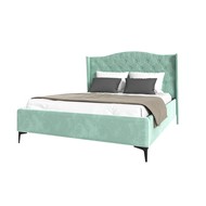 Кровать TANGO 160х200 велюр (мята)