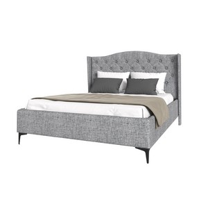 Кровать TANGO 180х200 рогожка (серый)