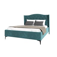 Кровать TANGO 180х200 велюр (бирюзовый)
