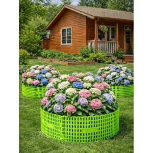 Защита стволов деревьев комплект 10 шт (зеленый)