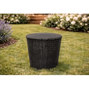 Столик под ротанг СадКо (темно-серый)