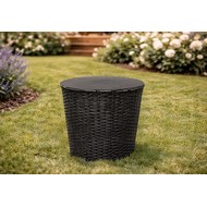 Столик под ротанг СадКо (темно-серый)