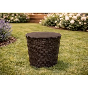 Столик под ротанг СадКо (темно-коричневый)