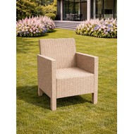 Кресло садовое под ротанг СадКо (бежевый)